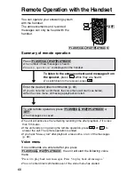 Предварительный просмотр 68 страницы Panasonic KX-TG2247S Operating Instructions Manual