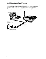 Предварительный просмотр 74 страницы Panasonic KX-TG2247S Operating Instructions Manual