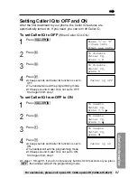 Предварительный просмотр 81 страницы Panasonic KX-TG2247S Operating Instructions Manual