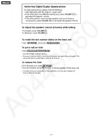 Предварительный просмотр 20 страницы Panasonic KX-TG2257BXS Service Manual