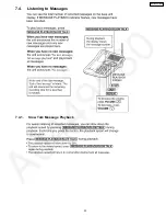 Предварительный просмотр 23 страницы Panasonic KX-TG2257BXS Service Manual