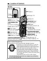 Предварительный просмотр 8 страницы Panasonic KX-TG2257S - 2.4 GHz Digital Cordless Telephone Operating Instructions Manual