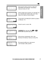 Предварительный просмотр 11 страницы Panasonic KX-TG2257S - 2.4 GHz Digital Cordless Telephone Operating Instructions Manual