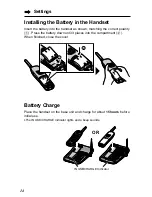 Предварительный просмотр 14 страницы Panasonic KX-TG2257S - 2.4 GHz Digital Cordless Telephone Operating Instructions Manual