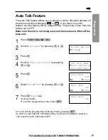 Предварительный просмотр 19 страницы Panasonic KX-TG2257S - 2.4 GHz Digital Cordless Telephone Operating Instructions Manual