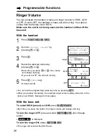 Предварительный просмотр 20 страницы Panasonic KX-TG2257S - 2.4 GHz Digital Cordless Telephone Operating Instructions Manual