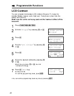 Предварительный просмотр 22 страницы Panasonic KX-TG2257S - 2.4 GHz Digital Cordless Telephone Operating Instructions Manual