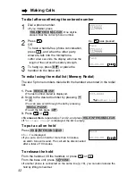 Предварительный просмотр 32 страницы Panasonic KX-TG2257S - 2.4 GHz Digital Cordless Telephone Operating Instructions Manual