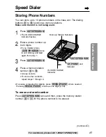 Предварительный просмотр 45 страницы Panasonic KX-TG2257S - 2.4 GHz Digital Cordless Telephone Operating Instructions Manual