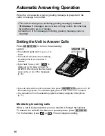 Предварительный просмотр 60 страницы Panasonic KX-TG2257S - 2.4 GHz Digital Cordless Telephone Operating Instructions Manual