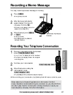 Предварительный просмотр 65 страницы Panasonic KX-TG2257S - 2.4 GHz Digital Cordless Telephone Operating Instructions Manual