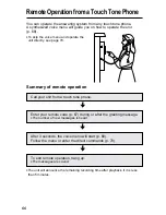 Предварительный просмотр 66 страницы Panasonic KX-TG2257S - 2.4 GHz Digital Cordless Telephone Operating Instructions Manual