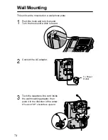 Предварительный просмотр 74 страницы Panasonic KX-TG2257S - 2.4 GHz Digital Cordless Telephone Operating Instructions Manual