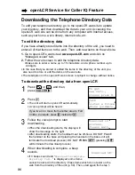 Предварительный просмотр 86 страницы Panasonic KX-TG2257S - 2.4 GHz Digital Cordless Telephone Operating Instructions Manual