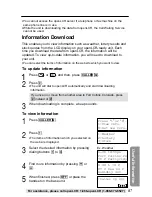 Предварительный просмотр 87 страницы Panasonic KX-TG2257S - 2.4 GHz Digital Cordless Telephone Operating Instructions Manual