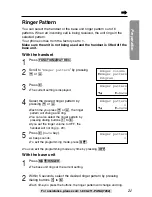 Предварительный просмотр 21 страницы Panasonic KX-TG2257S - 2.4 GHz Digital Cordless... Operating Instructions Manual