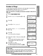 Предварительный просмотр 29 страницы Panasonic KX-TG2257S - 2.4 GHz Digital Cordless... Operating Instructions Manual