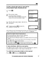 Предварительный просмотр 31 страницы Panasonic KX-TG2257S - 2.4 GHz Digital Cordless... Operating Instructions Manual