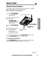 Предварительный просмотр 45 страницы Panasonic KX-TG2257S - 2.4 GHz Digital Cordless... Operating Instructions Manual