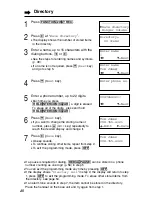 Предварительный просмотр 48 страницы Panasonic KX-TG2257S - 2.4 GHz Digital Cordless... Operating Instructions Manual