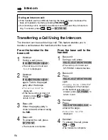 Предварительный просмотр 56 страницы Panasonic KX-TG2257S - 2.4 GHz Digital Cordless... Operating Instructions Manual