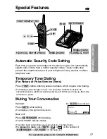 Предварительный просмотр 57 страницы Panasonic KX-TG2257S - 2.4 GHz Digital Cordless... Operating Instructions Manual