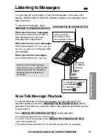 Предварительный просмотр 61 страницы Panasonic KX-TG2257S - 2.4 GHz Digital Cordless... Operating Instructions Manual