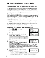 Предварительный просмотр 86 страницы Panasonic KX-TG2257S - 2.4 GHz Digital Cordless... Operating Instructions Manual