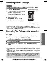 Preview for 47 page of Panasonic KX-TG2258 Operating Instructions Manual