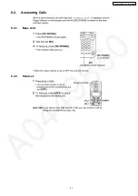 Предварительный просмотр 21 страницы Panasonic KX-TG2260BXS Service Manual