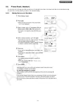 Предварительный просмотр 25 страницы Panasonic KX-TG2260BXS Service Manual