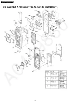 Предварительный просмотр 72 страницы Panasonic KX-TG2260BXS Service Manual