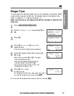 Preview for 21 page of Panasonic kx-tg2267 - Cordless Phone - Operation Operating Instructions Manual