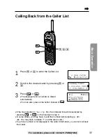 Preview for 31 page of Panasonic kx-tg2267 - Cordless Phone - Operation Operating Instructions Manual