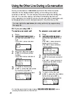 Preview for 48 page of Panasonic kx-tg2267 - Cordless Phone - Operation Operating Instructions Manual