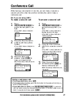 Preview for 49 page of Panasonic kx-tg2267 - Cordless Phone - Operation Operating Instructions Manual