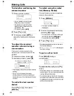 Preview for 18 page of Panasonic KX-TG2312 Operating Instructions Manual