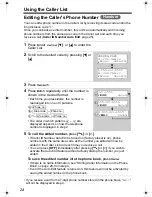 Preview for 24 page of Panasonic KX-TG2312 Operating Instructions Manual