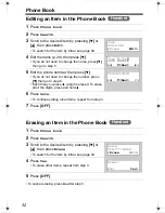 Preview for 32 page of Panasonic KX-TG2312 Operating Instructions Manual