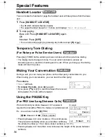 Preview for 36 page of Panasonic KX-TG2312 Operating Instructions Manual