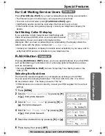 Preview for 37 page of Panasonic KX-TG2312 Operating Instructions Manual