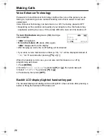 Preview for 20 page of Panasonic KX-TG2313 Operating Instructions Manual