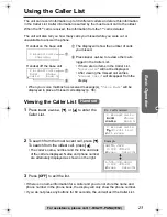 Preview for 23 page of Panasonic KX-TG2313 Operating Instructions Manual