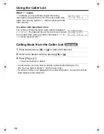 Preview for 24 page of Panasonic KX-TG2313 Operating Instructions Manual