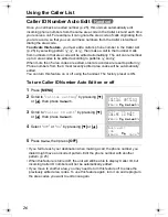 Preview for 26 page of Panasonic KX-TG2313 Operating Instructions Manual