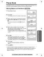 Preview for 29 page of Panasonic KX-TG2313 Operating Instructions Manual