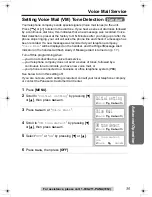 Preview for 35 page of Panasonic KX-TG2313 Operating Instructions Manual