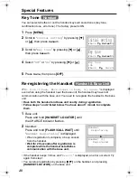 Preview for 40 page of Panasonic KX-TG2313 Operating Instructions Manual