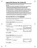 Preview for 50 page of Panasonic KX-TG2313 Operating Instructions Manual