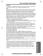 Preview for 57 page of Panasonic KX-TG2313 Operating Instructions Manual